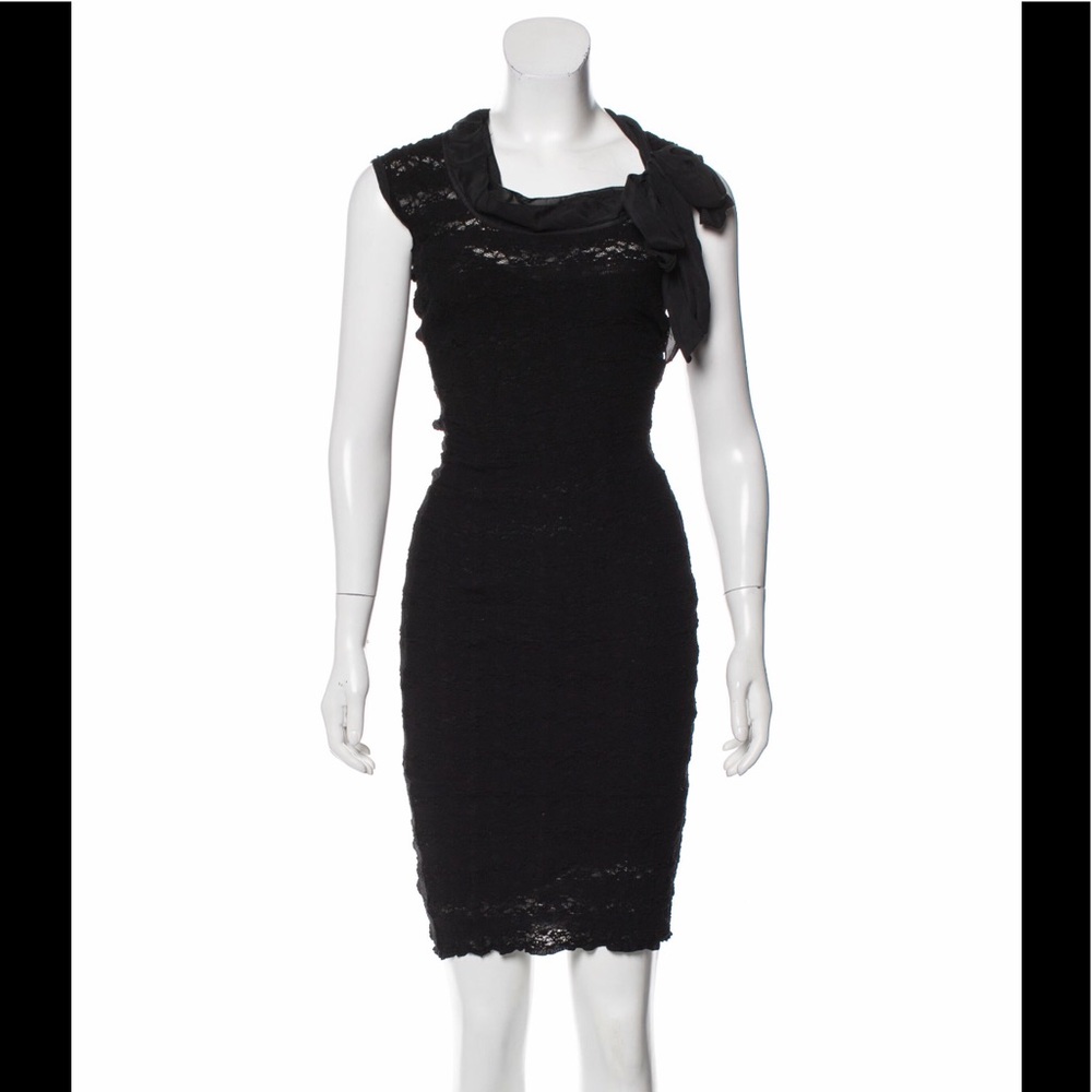 D&G Knit Secretary Bow Dress